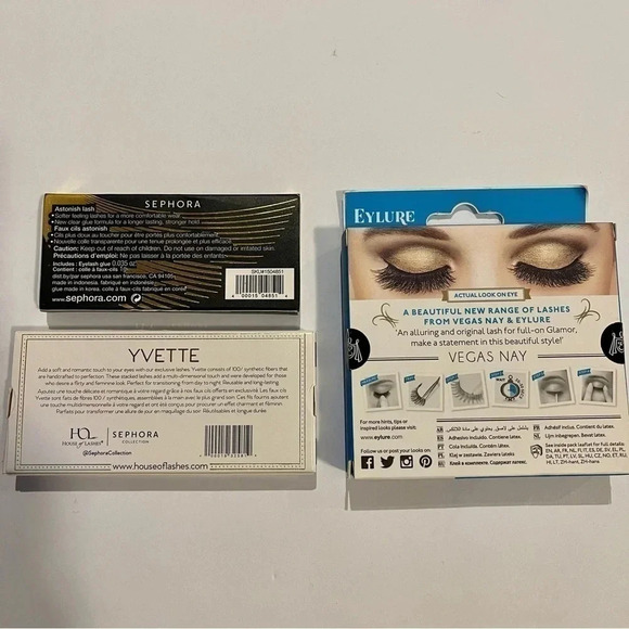 Bundle of false lashes. All new in box, never used or opened. Six pairs. - Picture 7 of 7